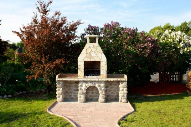 Ferienhaus Imreethus Garten-Grill